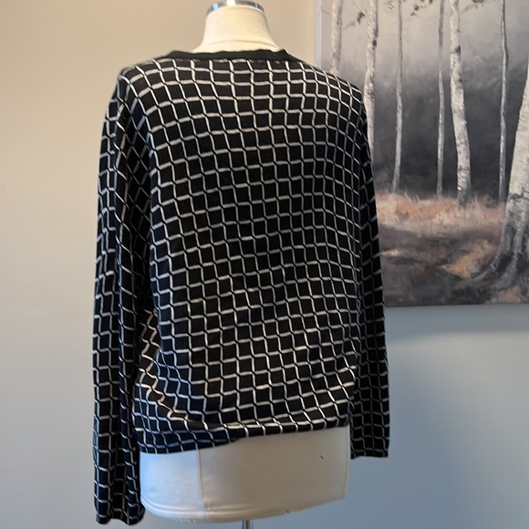 IMNYC black and white button cardigan - Picture 3 of 5